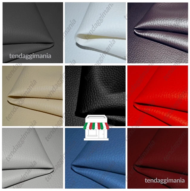 Rivestimento Sedie Ecopelle Tessuto Ecopelle Finta Pelle Grigia