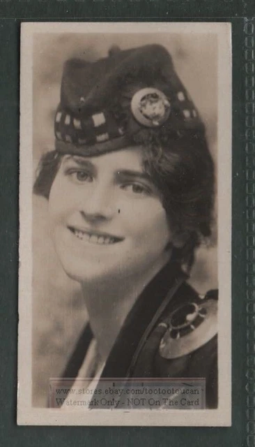 Beauty Of  Women From Scotland A Picture and Described in Words 1920s Ad Card