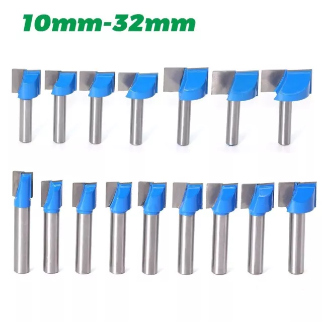 1pc Blue Carbide Router Bit Woodworking Tools Engraving Bit (8mm Shank)