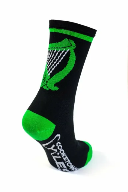 Defeet Aireater Harp/Ireland Cycling Socks Small