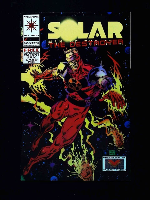 Solar Man Of The Atom #33  Valiant Comics 1994 Vf+