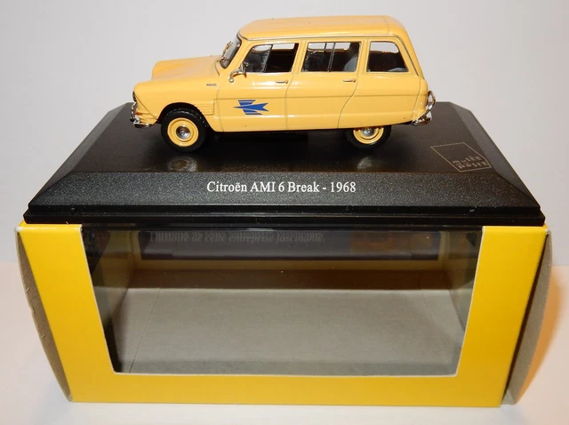 Uh Universal Hobbies Citroen Ami 6 Break 1968 Postes Poste Ptt 1/43 In Luxe Box