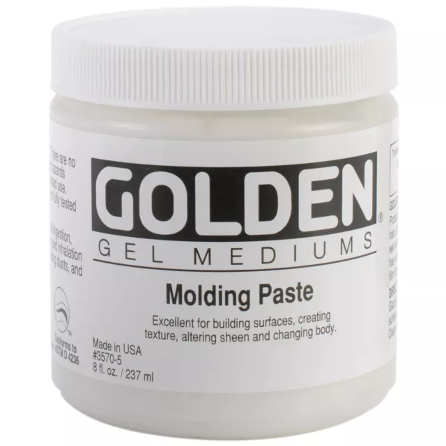 GOLDEN ACRYLIC : Molding / Moulding Paste : 236ml : 473ml : 946ml