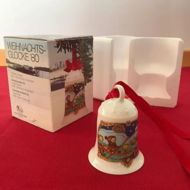 Hutschenreuther Weihnachtsglocke 1980 mit Originalverpackung u.v.a.