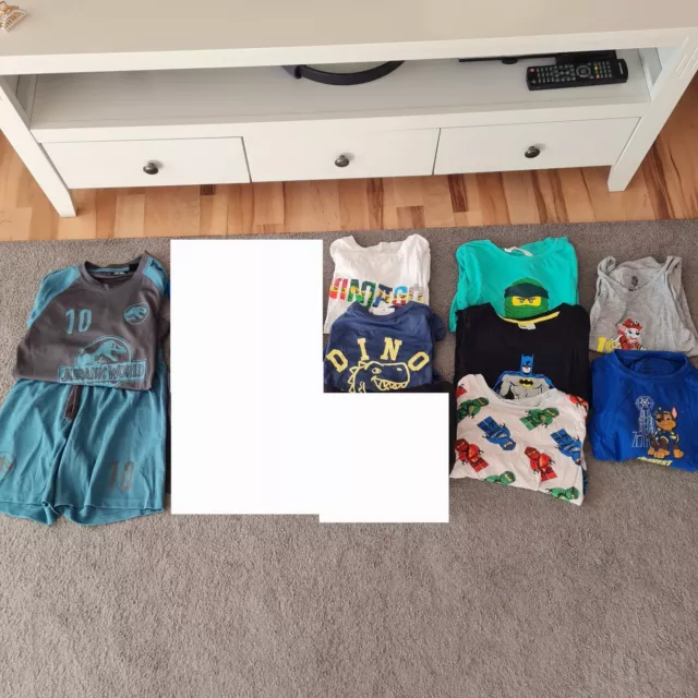 Jungen Kleidung Größe 122 / 128 Paket Set Trikot Batman Pullover H&M Kinder