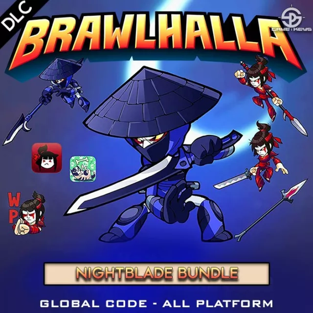 Brawlhalla: 5 Prime Bundle  (Legion,Cinderguard,Eclipse,Nightblade,Prizefighter)