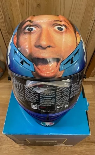 Valentino rossi helmet sales face