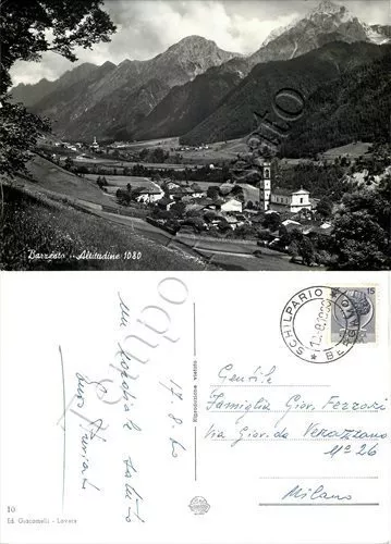 Cartolina di Barzesto (Schilpario), panorama - Bergamo, 1960