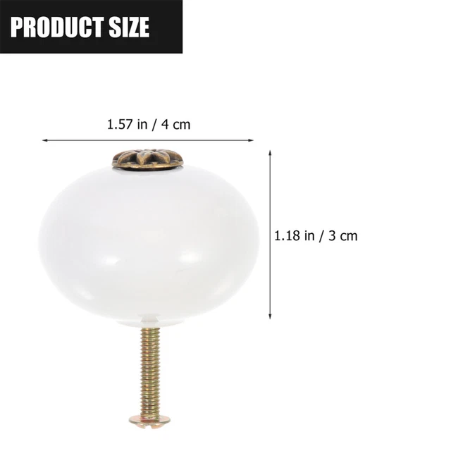 4 Pcs Cabinet Round Doorknob Drawer Handle Cabinet Knobs Simple 11