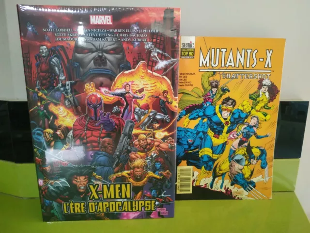 X-Men L'ère D'apocalypse Omnibus Panini Comics Ned Lobdell Nicieza Age + Bonus