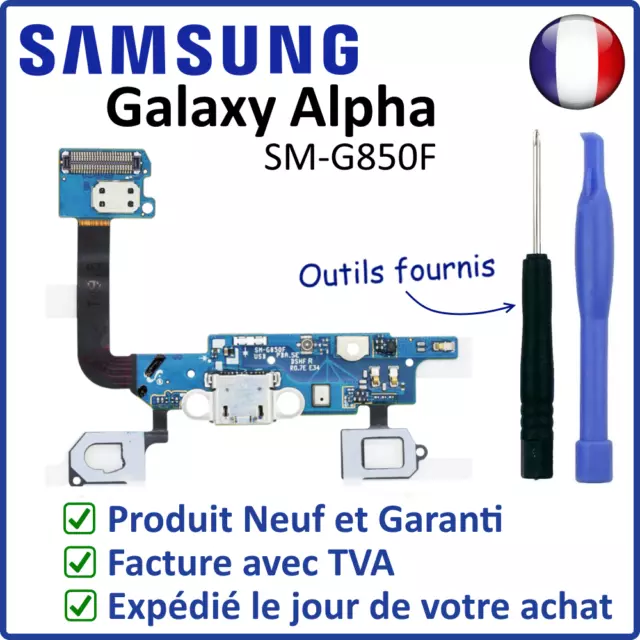 Nappe Dock Connecteur De Charge Micro Bouton Home Samsung Galaxy Alpha Sm-G850F