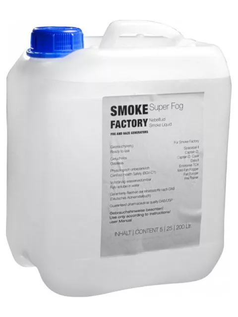 25L original Smoke Factory Super Fog Fluid, Nebelflüssigkeit, kostengünstig