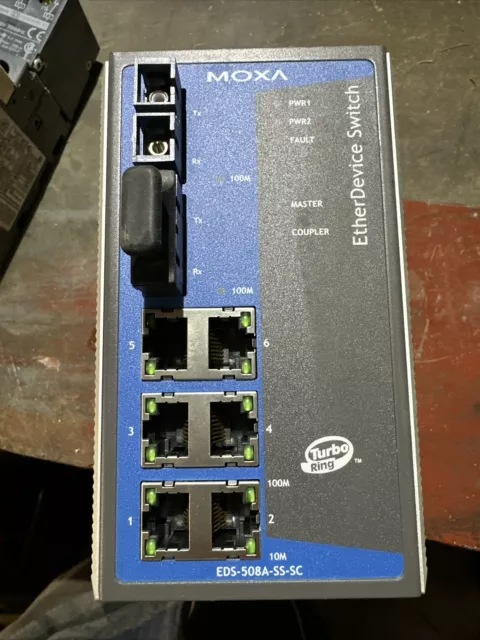 Moxa 508a Ss Sc Ether Switch