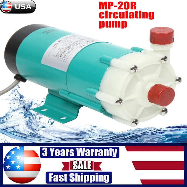 110V Magnetic Drive Water Pump MP-20R - Food Grade Industrial Pump Stainless
