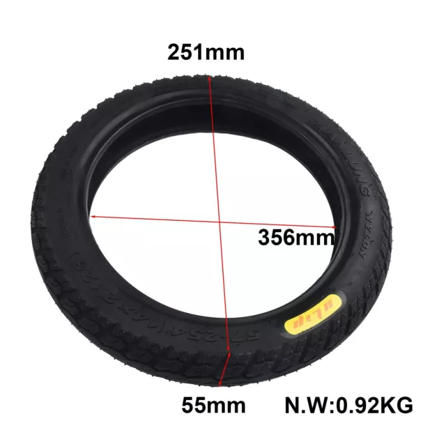 Tubeless Tyre Tire Portable Replacement 1pc 920g Electric Bicycle Electric Bike