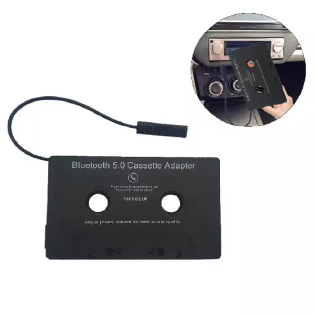 Wireless Bluetooth Car Cassette Tape Adapter Converter For iPhone iPod Samsung P