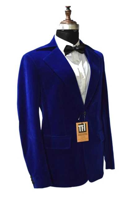 Speciale Regalo per Lui Blu Fumare Giacche Designer Festa Abbigliamento Cappotti