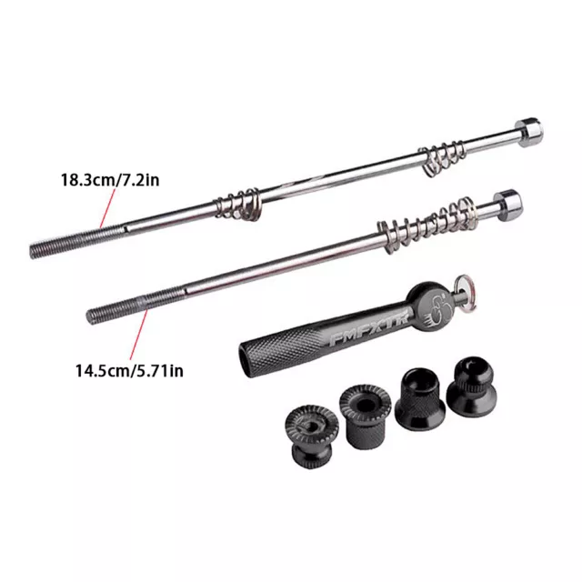 MTB Road Bike Quick Release Skewers Wheel Locking Security Anti Theft Skewer Set 2