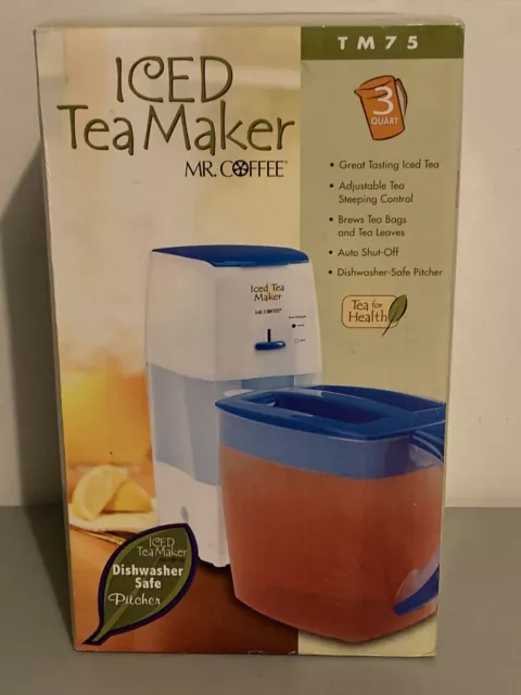 Mr. Coffee TM70L 3-Quart Iced Tea Maker w/ Steeping Control, Lime Green
