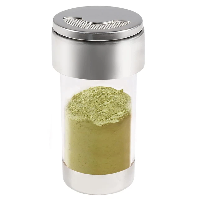 Mesh Shaker or Salt Shaker, Stainless Steel Salt Dispenser, Clear