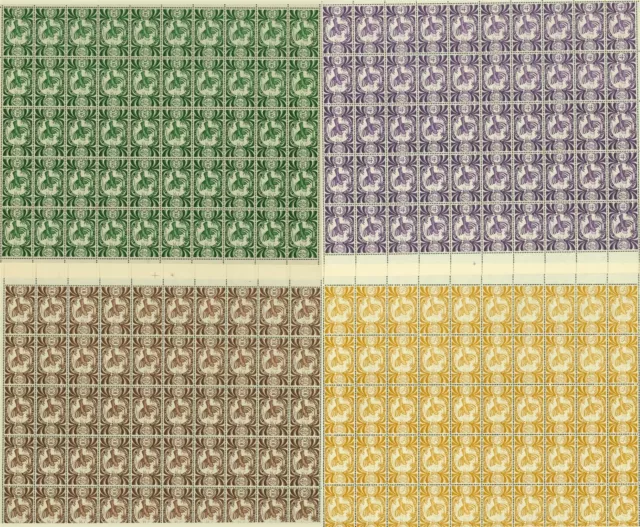 New Caledonia 1943-MNH stamps.Yvert Nr.:230/243.Sheet of 50.Fault (EB) AR1-00023