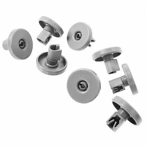 8 x Dishwasher Lower Basket Wheels Zanussi AEG Electrolux Tricity Bendix 40mm