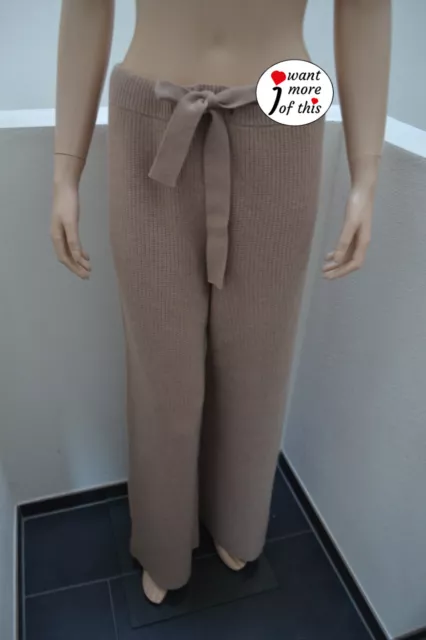 Wolford Aurora Wool weite Passform Hose Trousers kamut beige Small