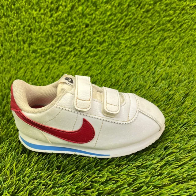 Nike Cortez Basic Boys Size 9C White Athletic Casual Shoes Sneakers 904769-103