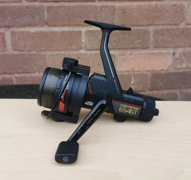 abu garcia bait runner reels VINTAGE ABU GARCIA Cardinal 654GT Bait runner Fishing Reel Collectable  Working £64.99