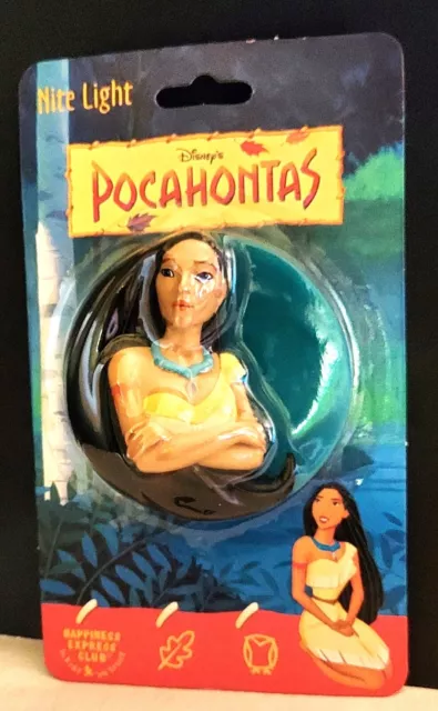 NEW Vintage Nite Light - Disney Pocahontas