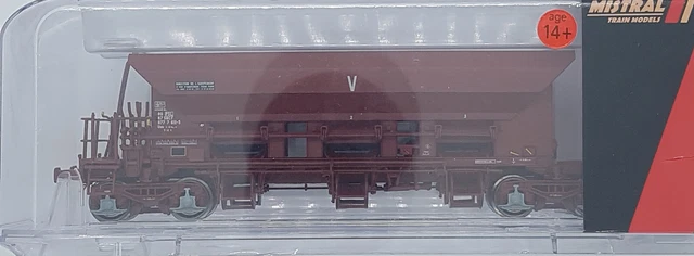 REE MODELES WB 751 HO - Coffret De 3 Wagons Tremies Ballast Type 1 Sncf