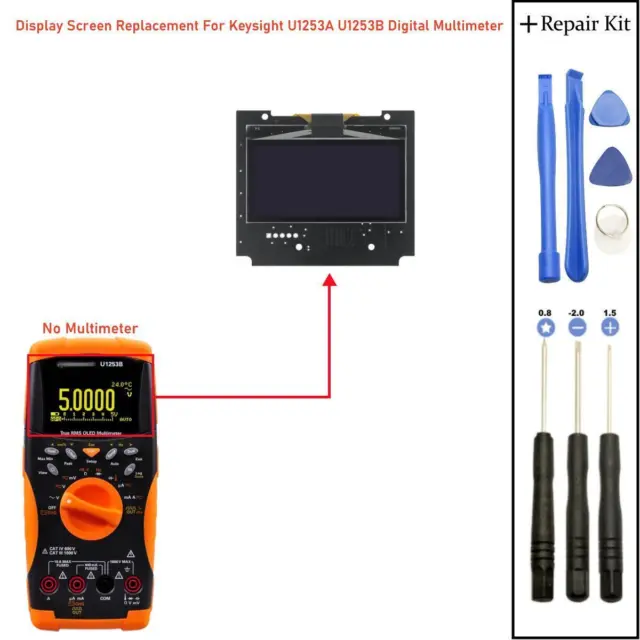 OLED Display For Keysight U1253A /U1253B Handheld Digital Multimeter Part Repair