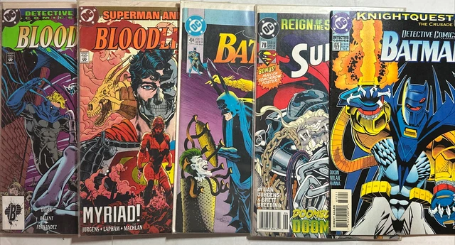 Batman/Superman Various Comic Book Lot Of Five