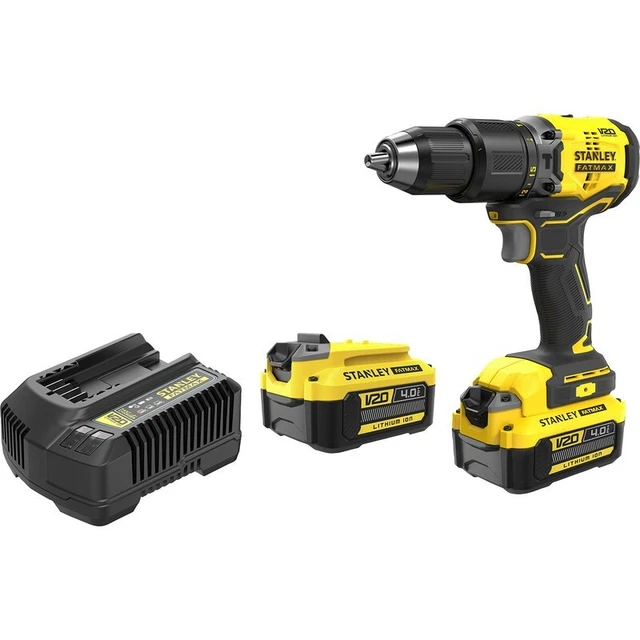 Stanley FatMax V20 18 V trapano combinato brushless 2 x 4,0 Ah. SFMCD715M2K-GB