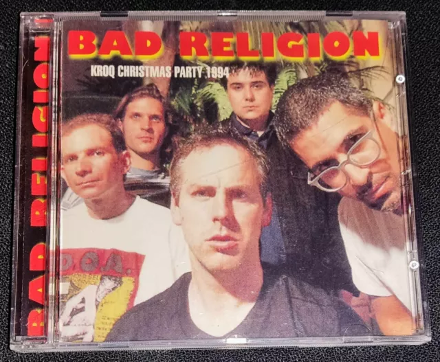 RARE CD BAD RELIGION KRQQ CHRISTMAS 94 Rancid Black Flag Social Distortion NOFX