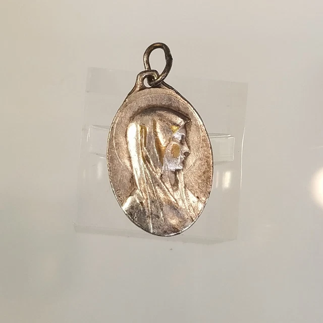 OUR LADY OF Lourdes Medal Charm Vintage Catholic £10.69 - PicClick UK