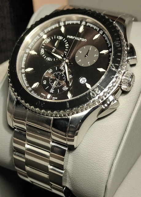 Hamilton jazzmaster seaview chronograph sales