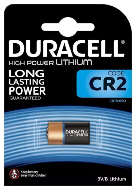 Pila Duracell bateria original Litio Especial CR2 3V en blister 1X Unidad