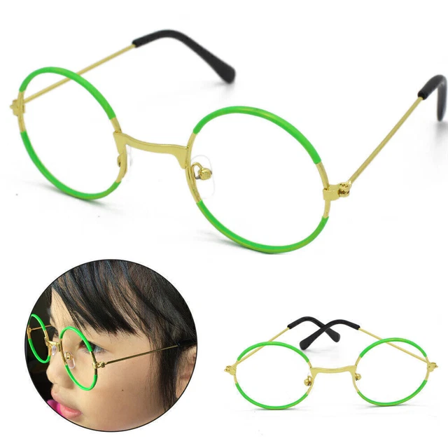 METAL GREEN GLASSES Encanto Mirabel Fancy Dress Up Eyewear Cosplay