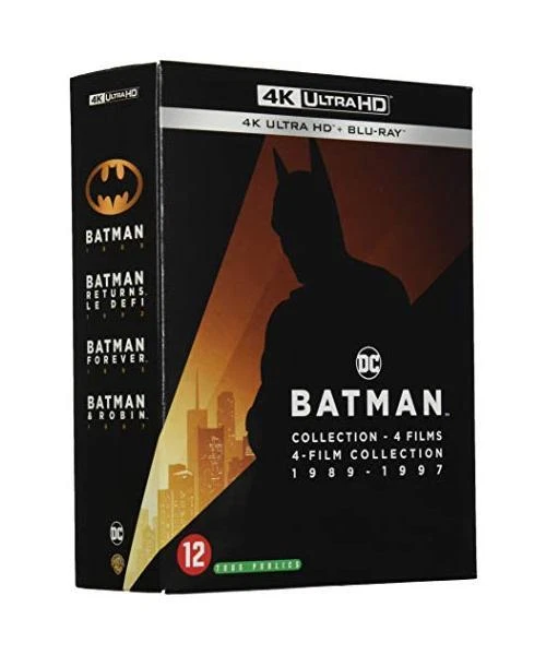 COFFRET BATMAN 4 Films 4k Ultra Hd Blu ray FR Import Keaton coffret-batman-4-films-4k-ultra-hd-blu-ray-fr-import-keaton