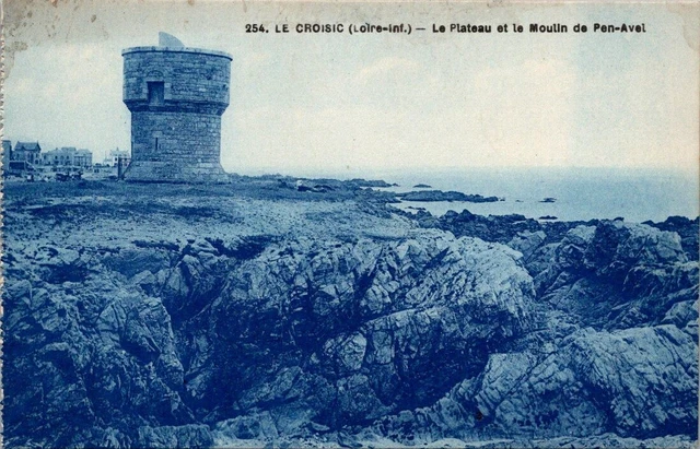 *47950 cpa le Croisic - le Plateau et le Moulin de Pen Avel