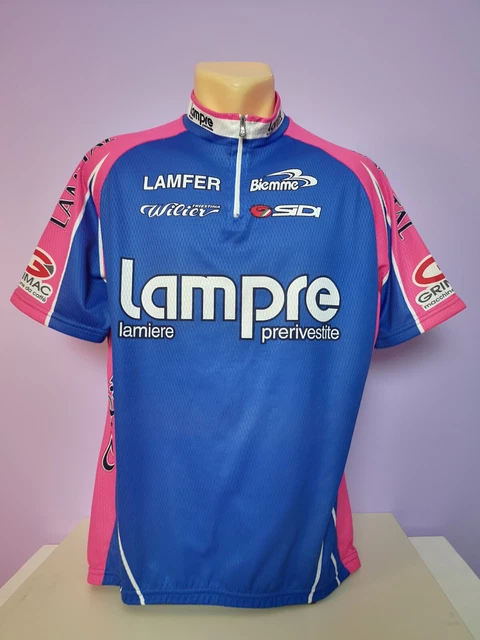 BIKE CYCLING JERSEY Shirt Maillot Cyclism Team Lampre Biemme Size