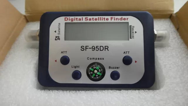 SF-95DR Digital Satellite Finder Tester Meter TV Signal Receiver Sat Finder