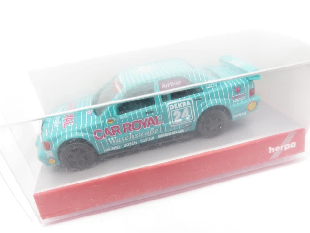 BMW 320I STW E36 Super Touring Car Cup Racing Auto Serie 3 Herpa H0 1:87 IMBALLO ORIGINALE EUR - Foto 2