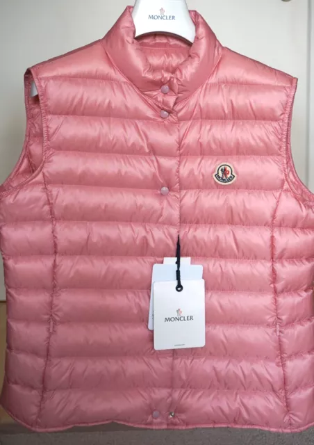 Moncler LIANE Damenweste - Sommerdaune - Pink/rosa - Gr. 4