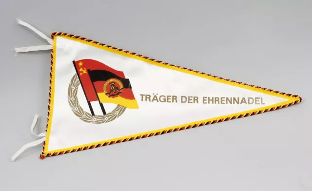 9990123-d DDR Wimpel Träger der Ehrennadel Gold Deutsch-Sowjetische Freundschaft