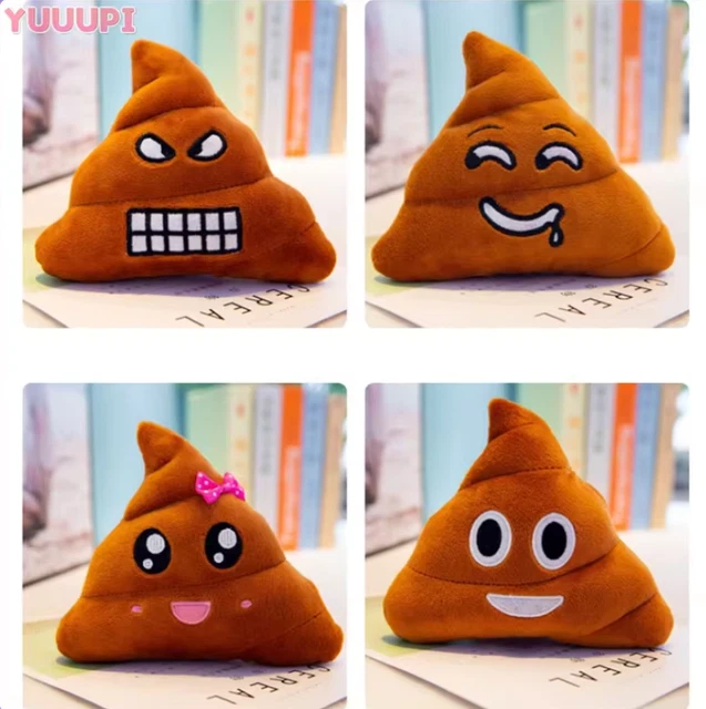 Peluche Cacca Emoticon Poo Giocatoli Emoji Cuscino Morbido Idea - Foto 3