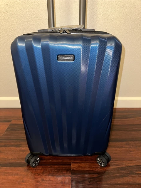 Ricardo Windsor 1-Piece Expandable Hardside 22" Carry-On Spinner Suitcase-Read