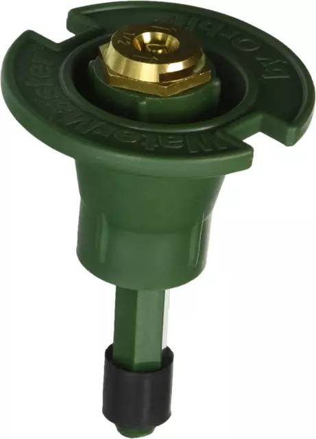 Orbit 54028 Plastic Pop-up Sprinkler Head with Brass Nozzle 1/2 Radius , Green