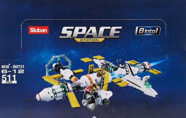 Building Blocks Sluban M38-B0731 SPACE - INTERNATIONAL SPACE STATION (510PCS)